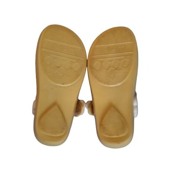 Mini Melissa Little Girls Mini Ultragirl Unicorn Pale Yellow Gloss Shoes Size 8 - Picture 15 of 16